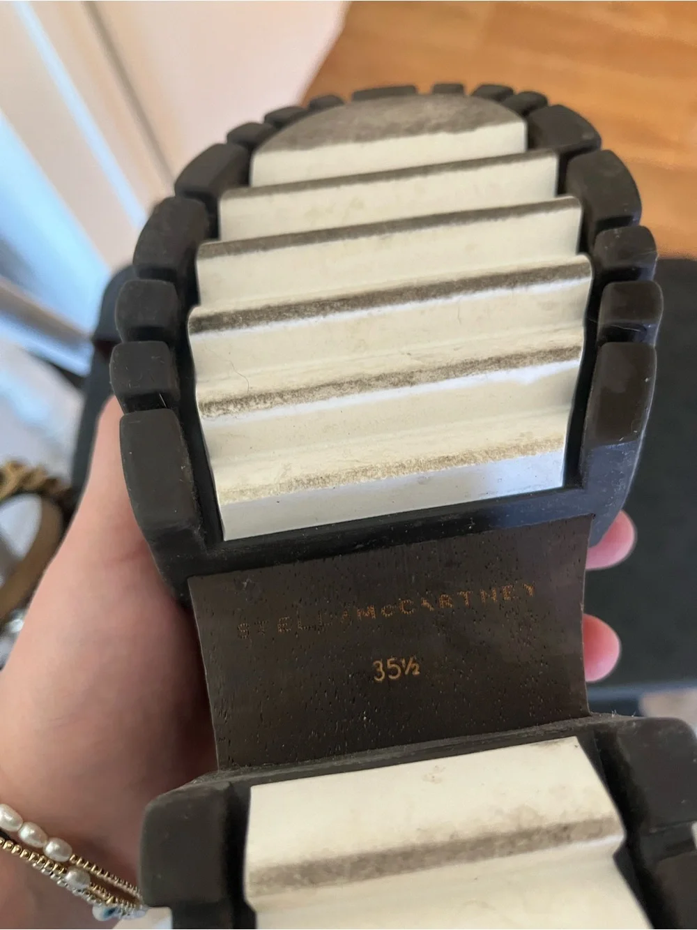 Stella McCartney Chunky Chain Platform Sandals